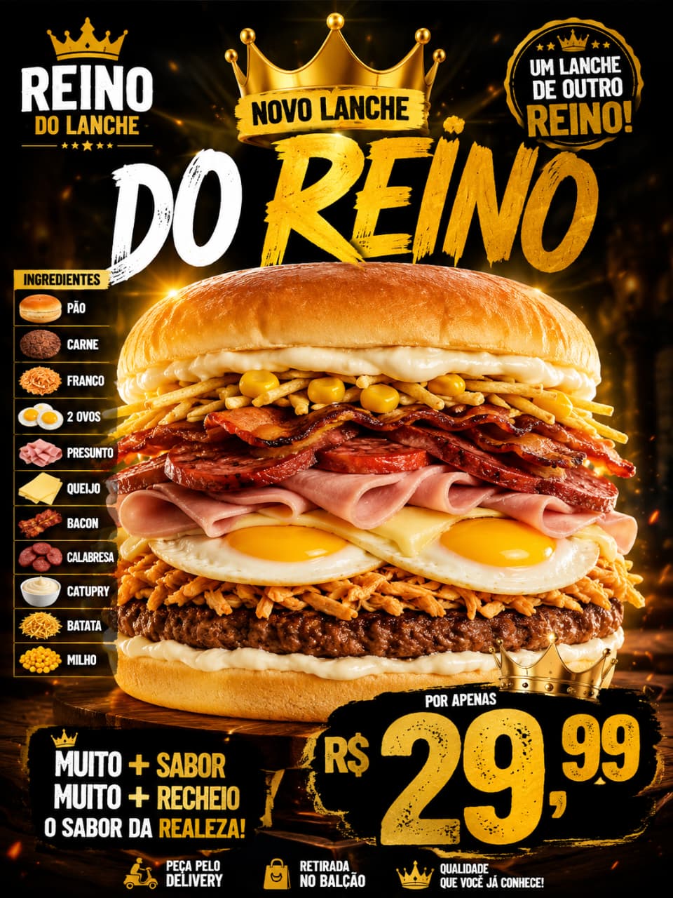 Lanche do Reino, produto em destaque de Reino do Lanche